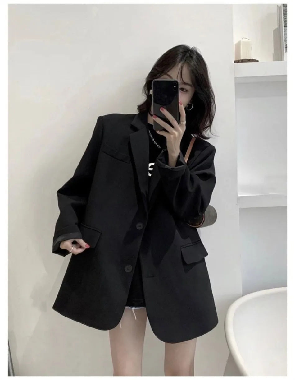 Blazer Woman Spring Summer New Solid Color Suit Jacket Women Korean Fashion Casual Comfortable Suit Woman Clothing Outerwears