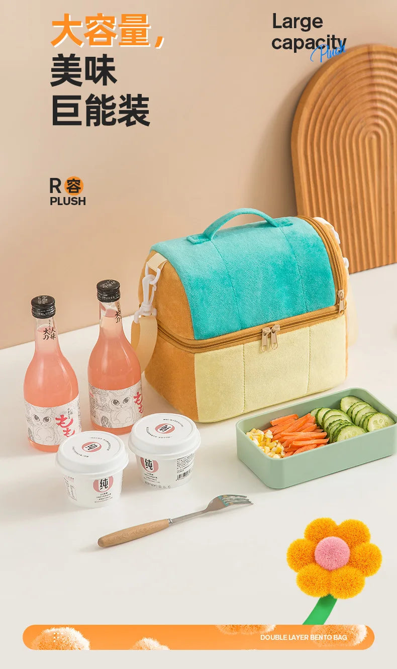 Thermal Bag Lunch Box For Work Picnic Bag Car Bolsa Refrigerator Portable Cooler Bag Food Backpack