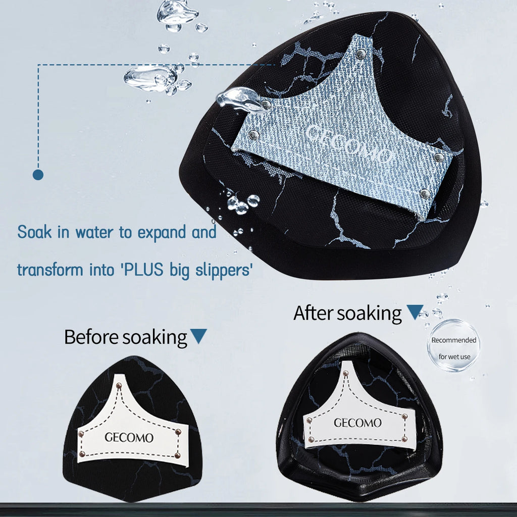 2PCS Denim Makeup Powder Puff Set Soft Skin-Friendly Dry & Wet Dual-Use Sponge Cushion For Liquid Foundation
