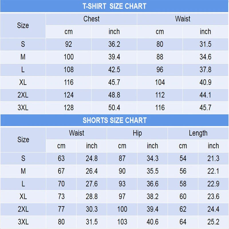 Customized Summer Trending Men Casual Suits Short Sleeve T-shirt+Shorts Sets Fashion Beach Two-piece Set