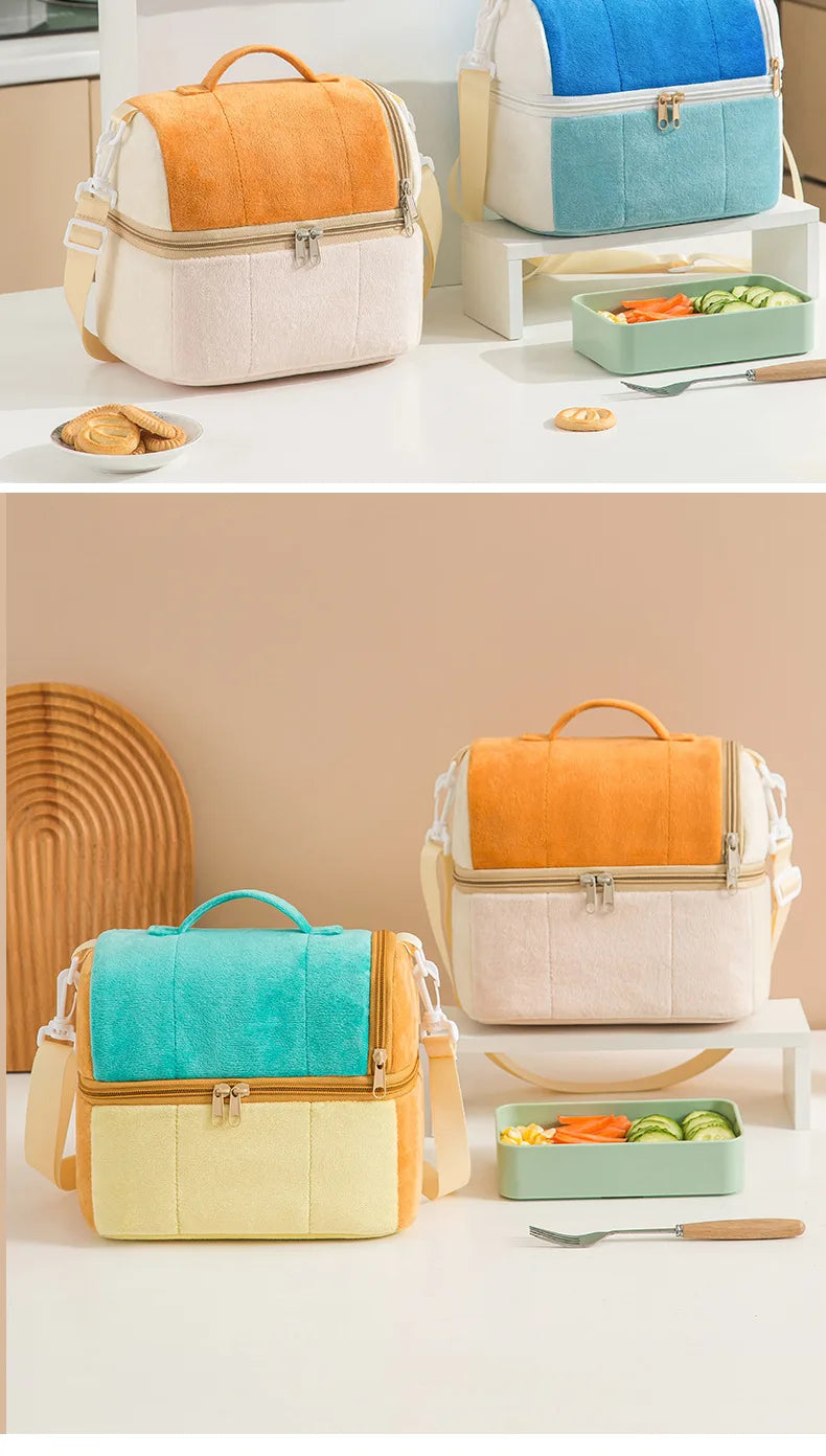 Thermal Bag Lunch Box For Work Picnic Bag Car Bolsa Refrigerator Portable Cooler Bag Food Backpack
