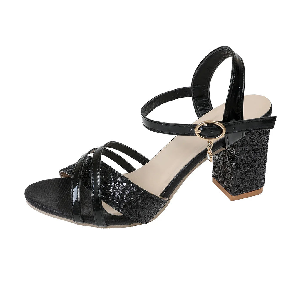 Women High Heels Sandals 2026 New Casual Elegant Luxury Shoes for Women Peep Toe Fashion Brand Women Sandals Zapatos De Mujer