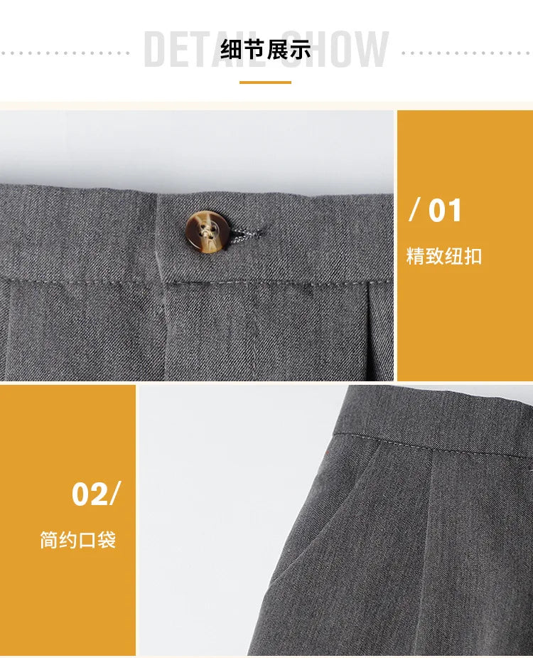 Kids Suit Pant Boys Formal Dress Long Sleeve Shirt Casual Pants Teen Child Solid Color Trousers Baby Toddler Gentlemen Clothes