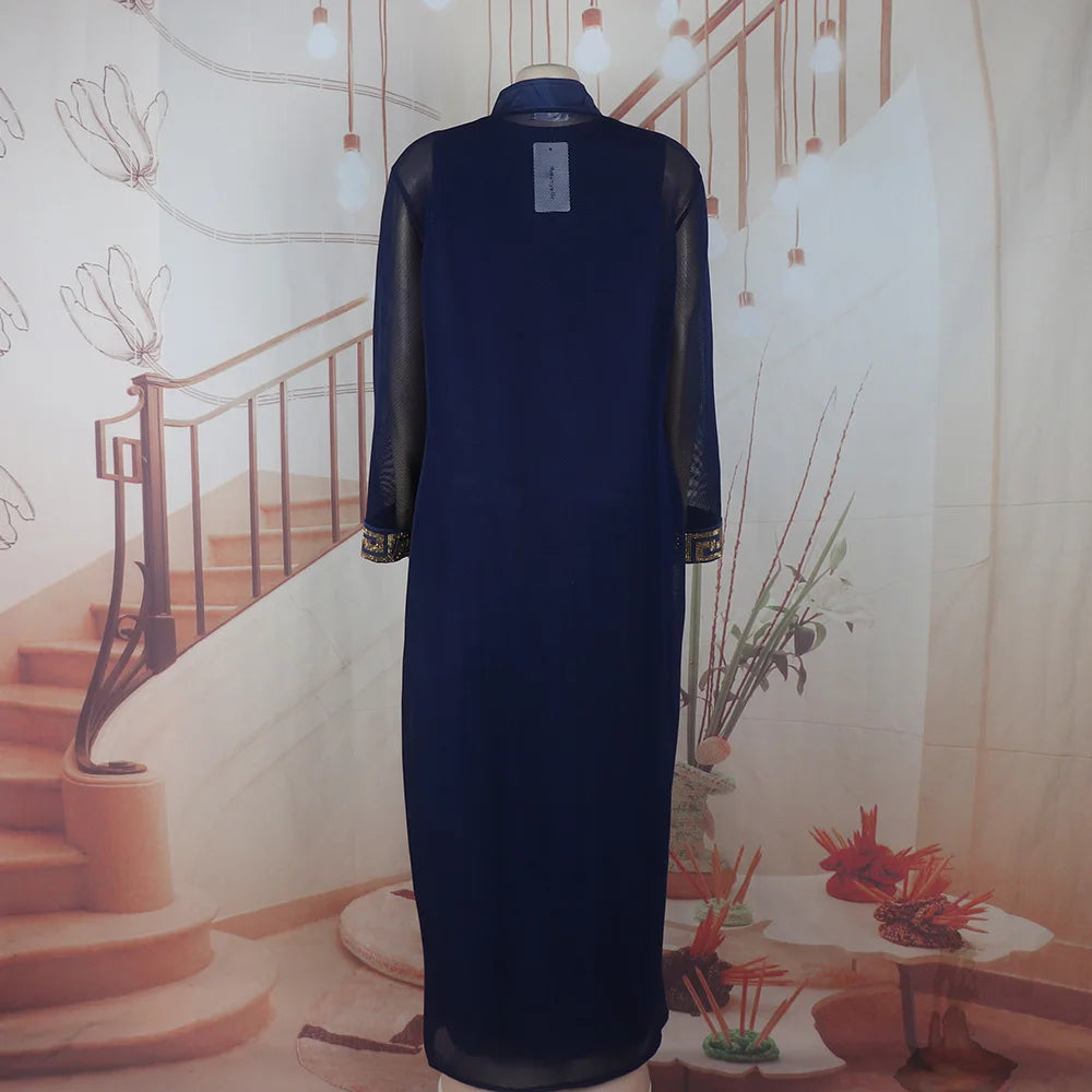 Fresh women african dress Rhine Stone african party dresses woman elegant couples turkey dresses for women luxury elegant