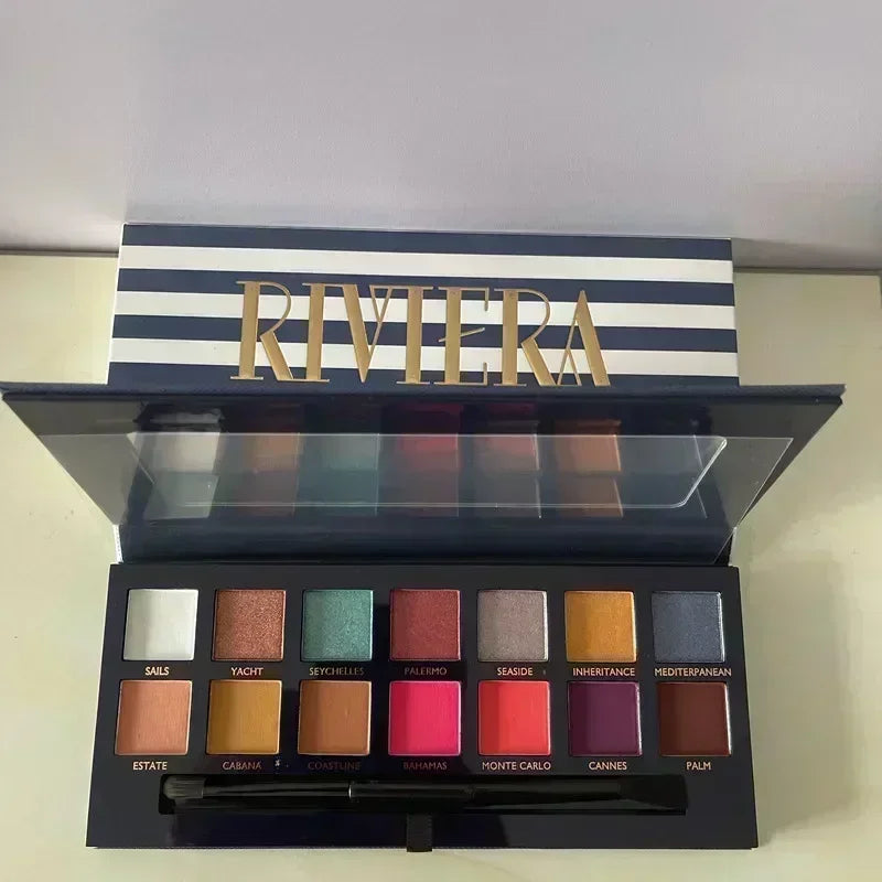 Good Sale Natural Matte Eye Shadow Waterproof Palette Shimmer Eyeshadow Soft Glam Norvina Sultry Riviera That Glow