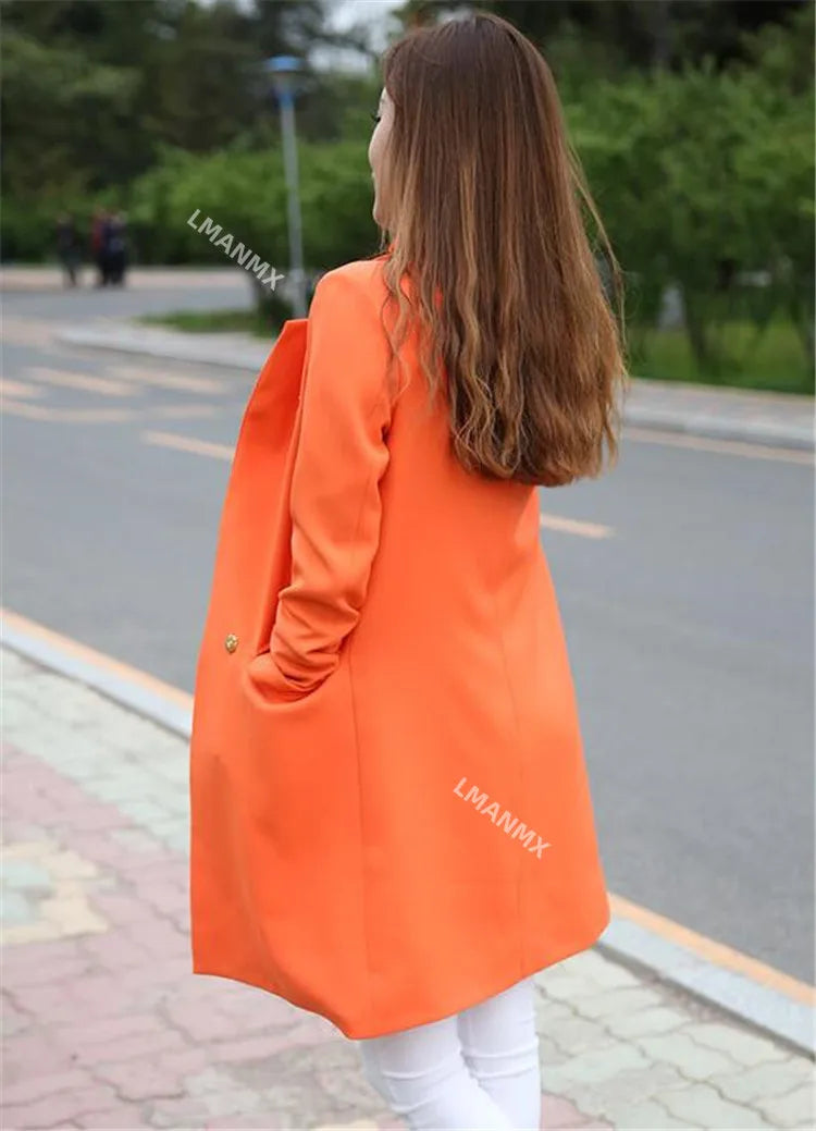 2023 New Spring Autumn Blazers Women Small Suit Long Sleeve Jacket Casual Tops Female Slim Wild Blazers Windbreaker Coat S-3XL