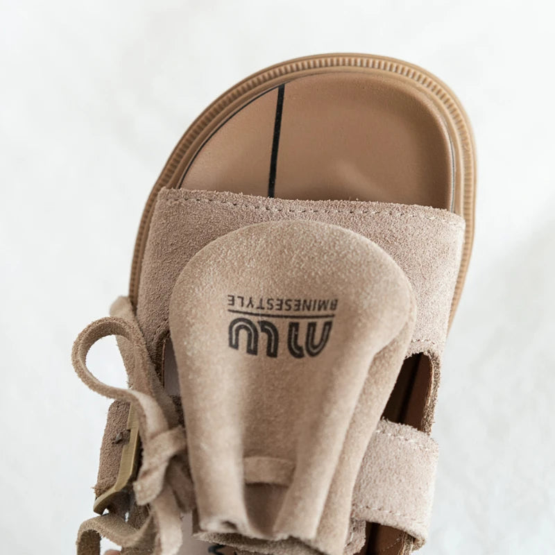 2025 Sandals for Boys Fashion Summer Shoes 3-16 Years Girls Open Toe Matte Pu Leather Shoes Sandals Children Slippers