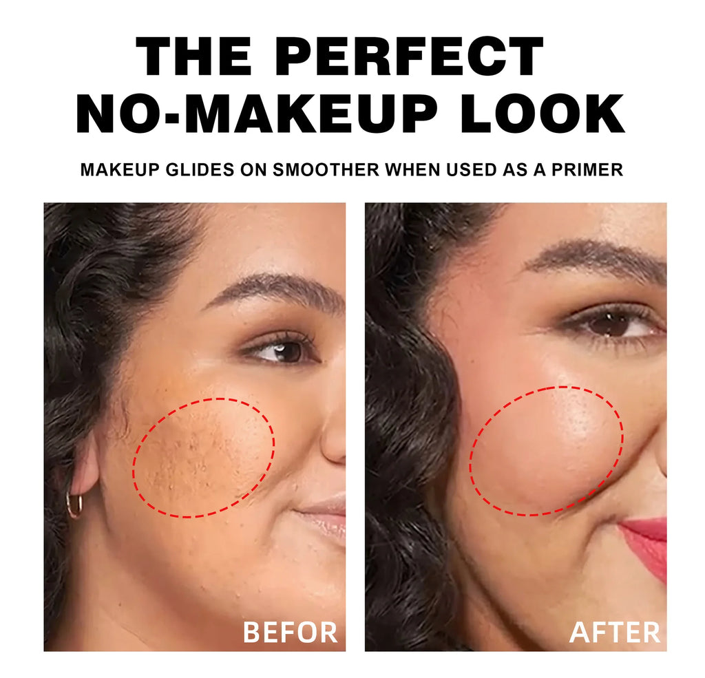 Waterproof Light Mist No-Powder Matte Concealer - Oil Control Brightening Complexion Setting Powder with Powder Puff for Makeup