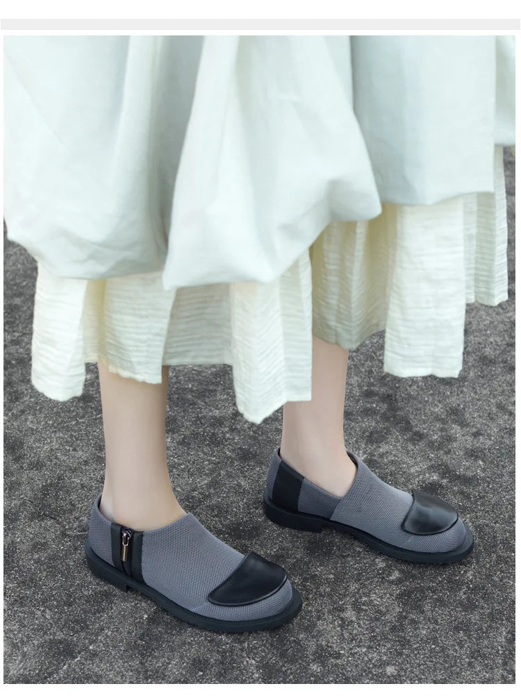 Women's Loafers 2026 New Style Genuine Leather Single Shoes for Women, Low Heel, Breathable, Luxurious Sneakers Women Shoes