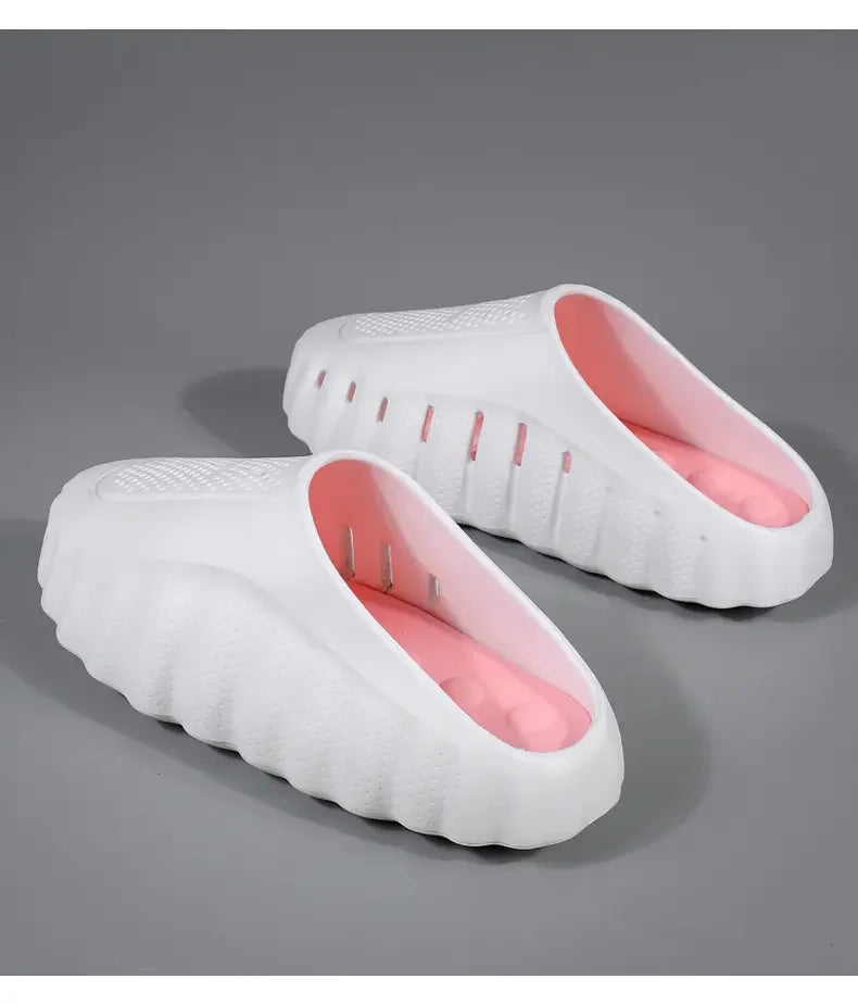 Men's and women's EVA lightweight toe massage slippers 2026 outdoor new casual sports slippers couple's fashionable beach shoes