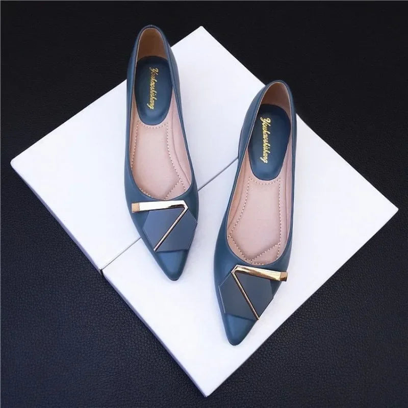 Shoes For Women Office Woman Flats Non Slip Lastest Hot Trendy And Low Price Casual Summer 2025 Quick Delivery Popular