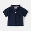 Toddler Boys Polo T-shirts Kids Tops Tees Summer Children's Clothes Cotton Blend