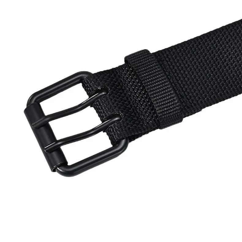 New Men Breathable Nylon Fabric Belt outdoor sport Belt Pin Buckle Trousers Jeans Belt
