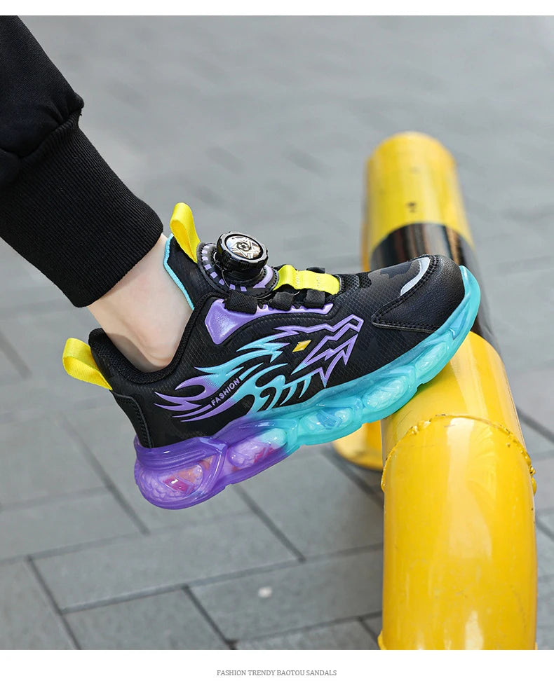 Kids Shoes Boy Casual Sneakers Platform Comfortable Children School Sports Tenis Boy Shoes Children's Basketball Shoes