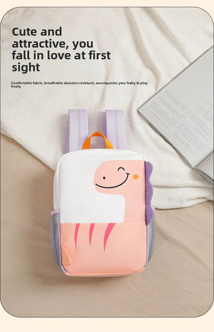 Cute Kids School Bags Kindergarten Preschool Bag Dinosaur Children Schoolbag 3-8 Years Old Cartoon Fashion Backpack for Girl Boy