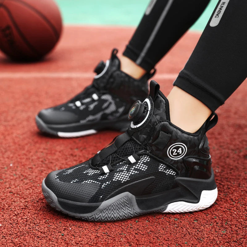 2025 New Children's Basketball Sports Shoes for Boys High Quality Running Kids Shoes Child Sneakers Non-Slip School Shoes