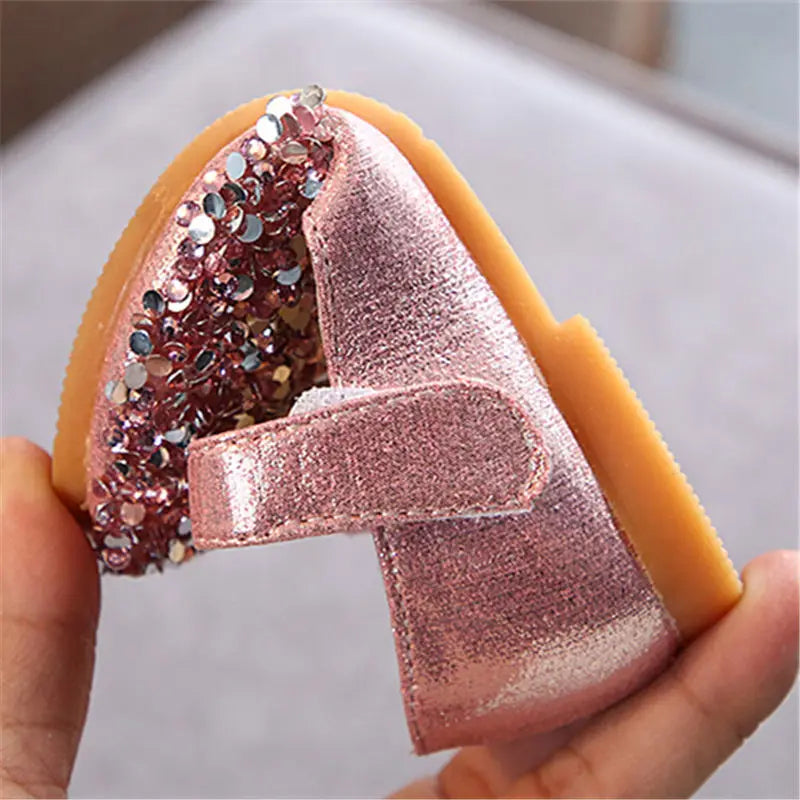 2023 Spring New Children Shoes Girls Princess Shoes Glitter Children Baby Dance Shoes Casual Toddler Girl Sandals