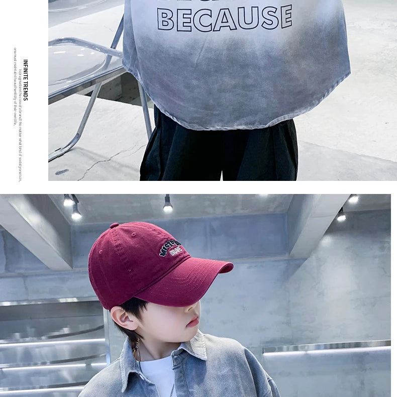 Loose Teenage Boy Gray Gradient Denim Shirt Jacket For Child Age 5 6 7 8 9 10 11 12 13 14 Years Kids Casual Spring Clothing Coat