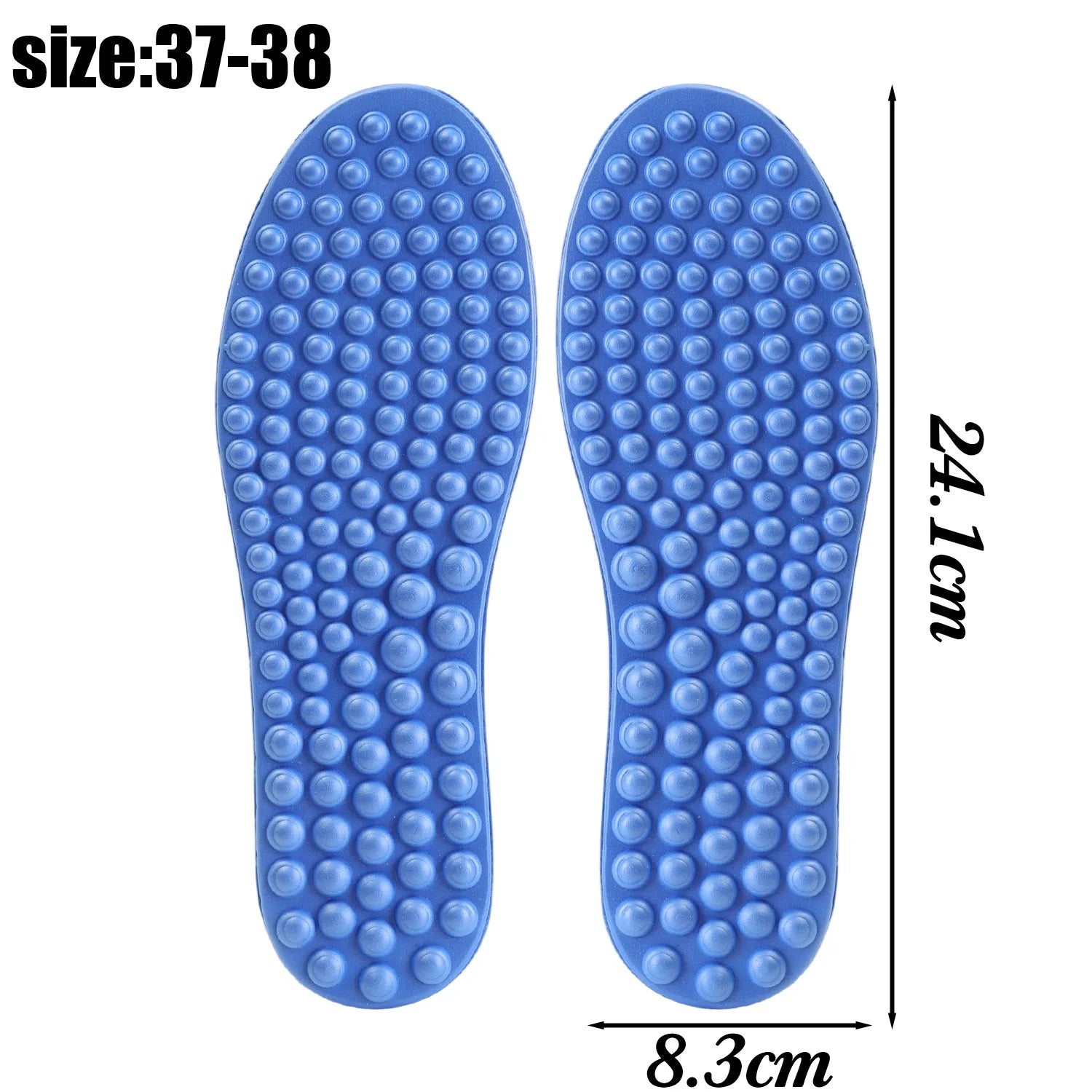 5D Massage Insole Full Palm Acupoint Massage Men's and Women's Foot Health Relieve Foot Fatigue Soft Sports Casual Shoes Sole