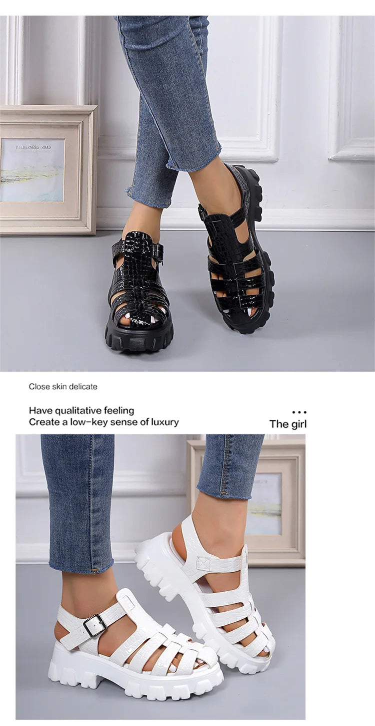 Premium Orthopedic Sandals New Women Gladiator Platform Walking Sand Sandalias Ladies Wedge Sandals Female Beach Shoes Female