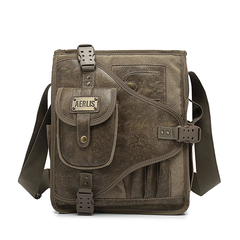 Man Messenger Shoulder Bag 2022 Canvas Business Casual Zipper Handbag Male Satchel Cross Body Bags Men bolsa crossbody bags sacs