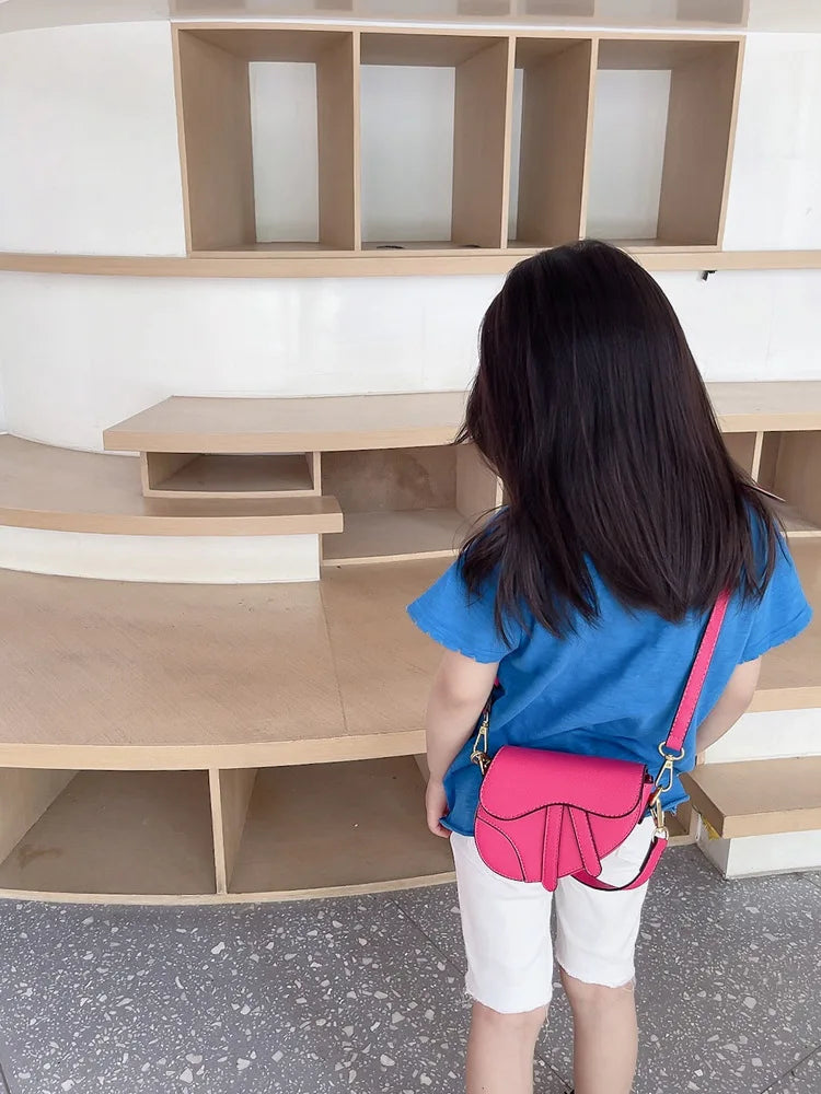 Children Messenger Bag Fashion Kids Bags for Girl Shoulder Bags Solid Children Backpack Mother Kids Mochila Сумка Через Плечо