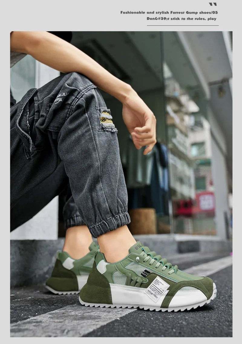 Men's Sneakers Luxury Tennis Training Shoes 2025New Casual Shoe Sport Running Shoes for Men Forrest Gump Shoes Zapatillas Hombre