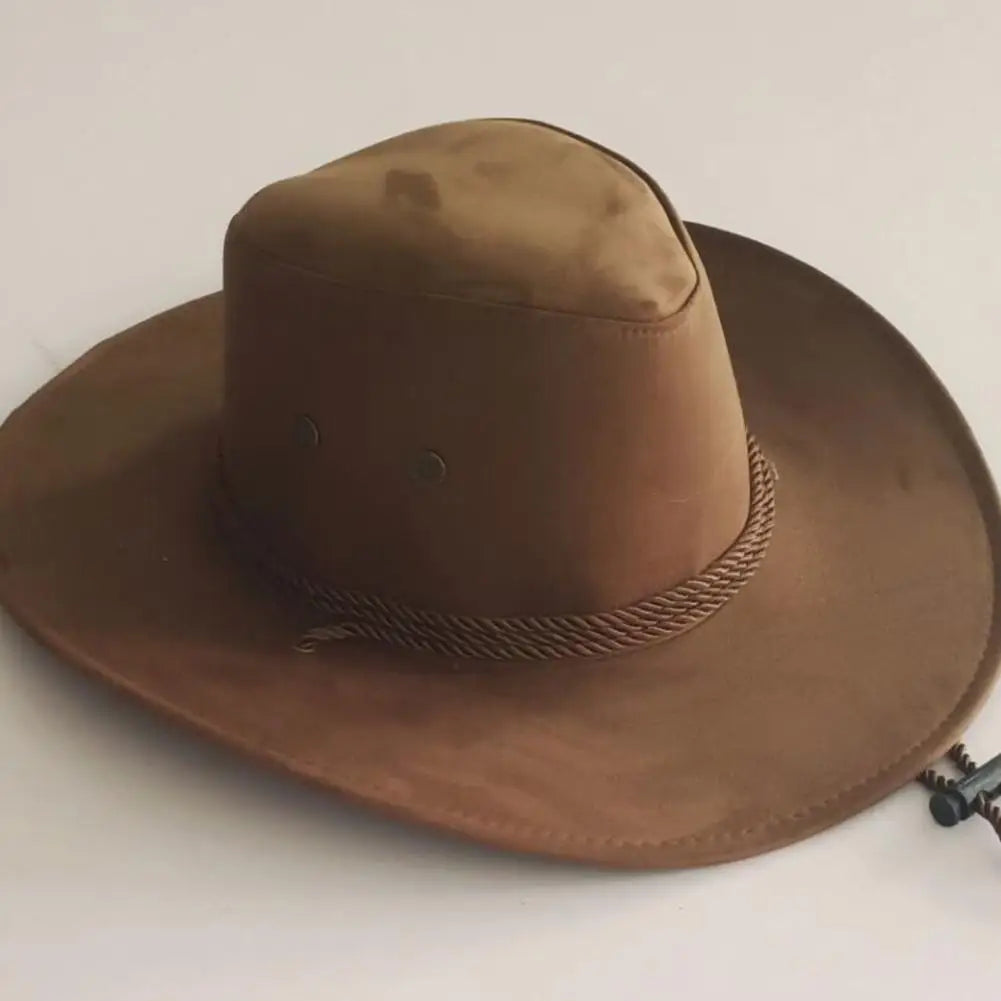Color Men Western Cowboy Hat Big-edge Gentleman Cowgirl Jazz Gifts West Cowboy Hat For Men Color Mongolian Caps Costumes