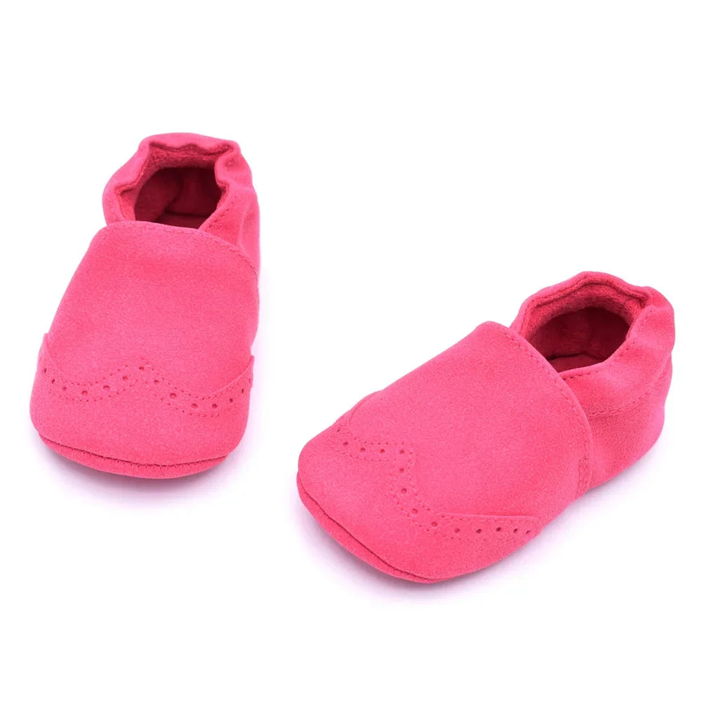 Baby Boy Girl Shoes Soft Leather Infant Toddler Baby First Walker Casual Anti-slip Toddler Baby Kids Crib Shoes -18 Months