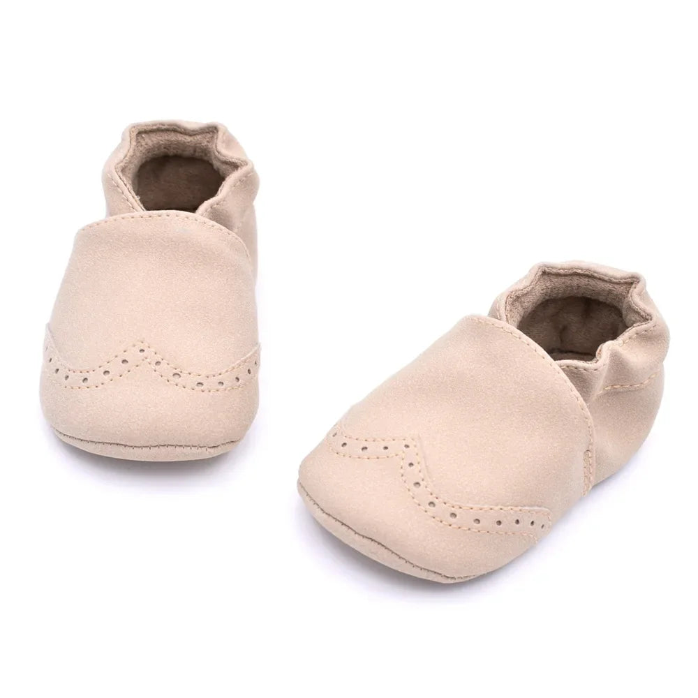 Baby Boy Girl Shoes Soft Leather Infant Toddler Baby First Walker Casual Anti-slip Toddler Baby Kids Crib Shoes -18 Months