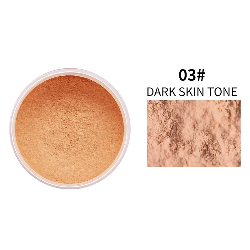 Mineral Face Powder Waterproof Oil Control Translucent Setting Powder High Coverage Makeup Fixer Powder Make-up For Women Makeup