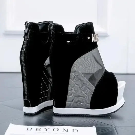 NEW Luxury Women Sandals Summer Platform Wedges Shoes Woman High-Heeled 13cm Fashion Ladies Shoe Comfortable Zapatillas De Mujer