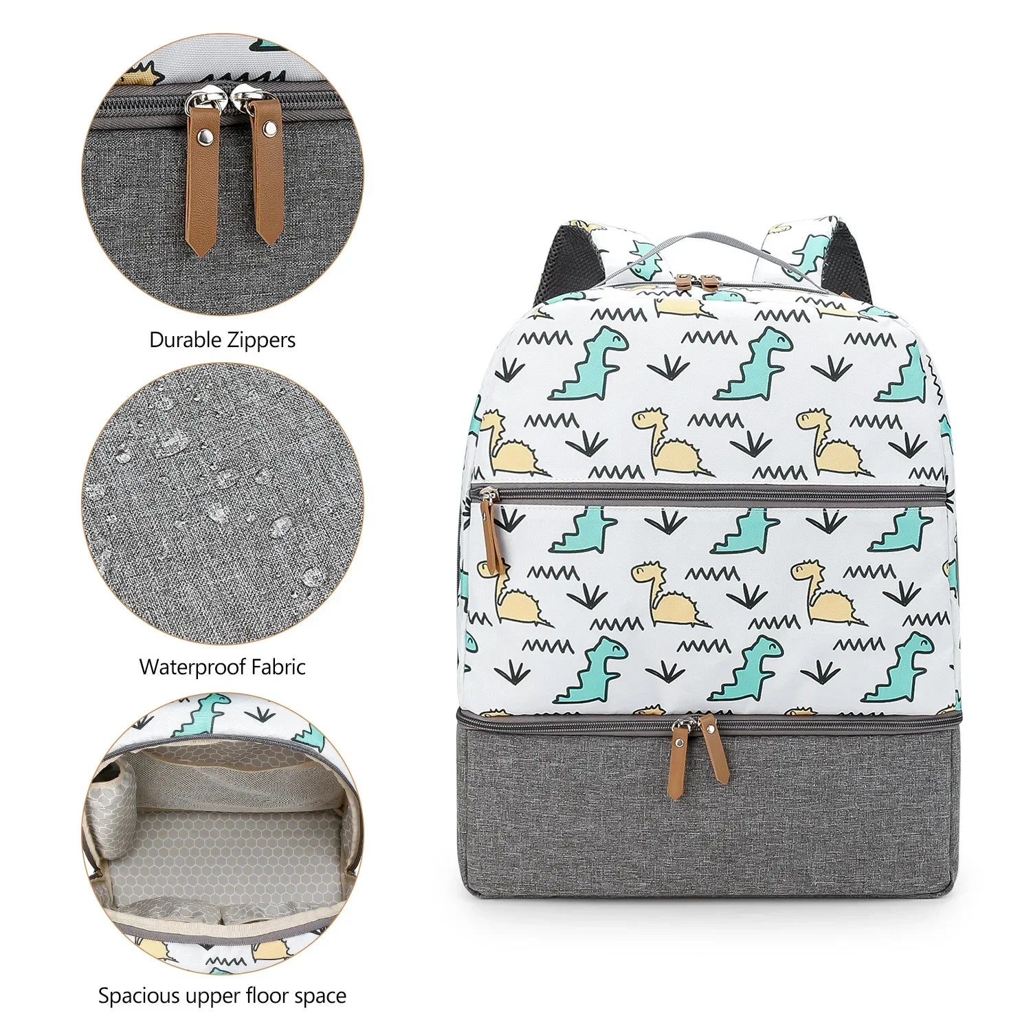 New Baby Diaper Bag Backpack Multifunctional Waterproof Maternity Nappy Bags Mommy Travel Backpack Stroller Bag Baby Nappy Cares