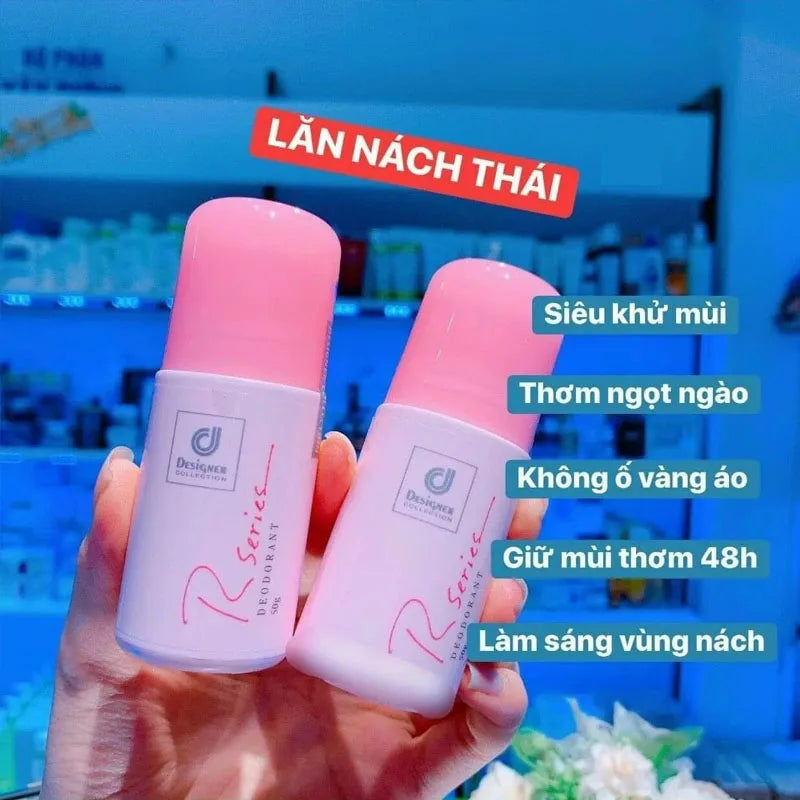 50g/bottle For Men Women Rseries Roll On, Black Underarm Remove Odor Sweatproof Brightening moisturize Armpit Skin