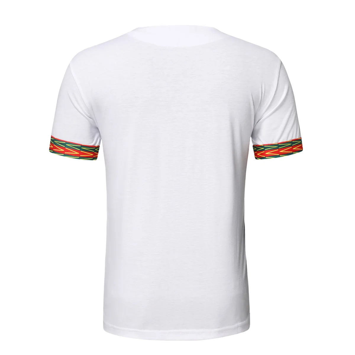 2026 Men's African Traditional Clothing Men Dashiki Short Sleeve T-shirt Fashion V-neck Printed Ethnic Style Casual Tops for Men