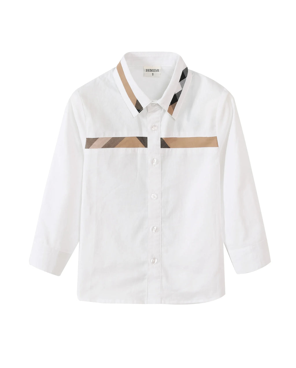 Summer Baby Toddler Teenage Boy Uniforms Clothes Boys Shirts White Short Sleeve Turn-down Collar Kids Tops School Shirt for Boys