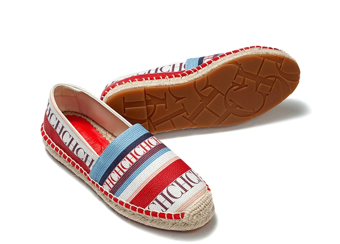 CH Women's Fisherman Shoes 2026 Premium Sense Letter Print High Quality Casual Shoes Fashion Outdoor  Luxury Flat Women's Shoes