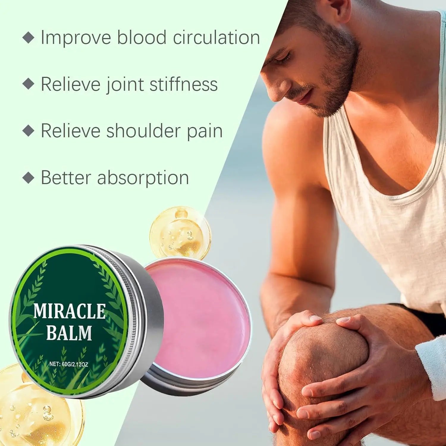 Joint Care Miracle Balm Relieves Joint Discomfort Relief Relax Balm Soothing Joint Cream Full Body Joint Relax Massage Daub Balm