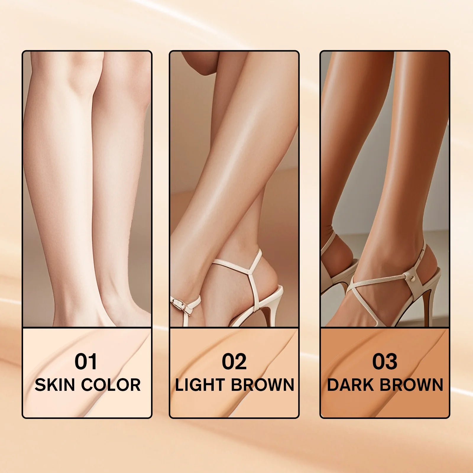 All-in-One Leg Perfector Lotion 118ml - 3 Shades with SPF 30, Waterproof, Long-Wear to Conceal & Smooth Skin Flawlessly.