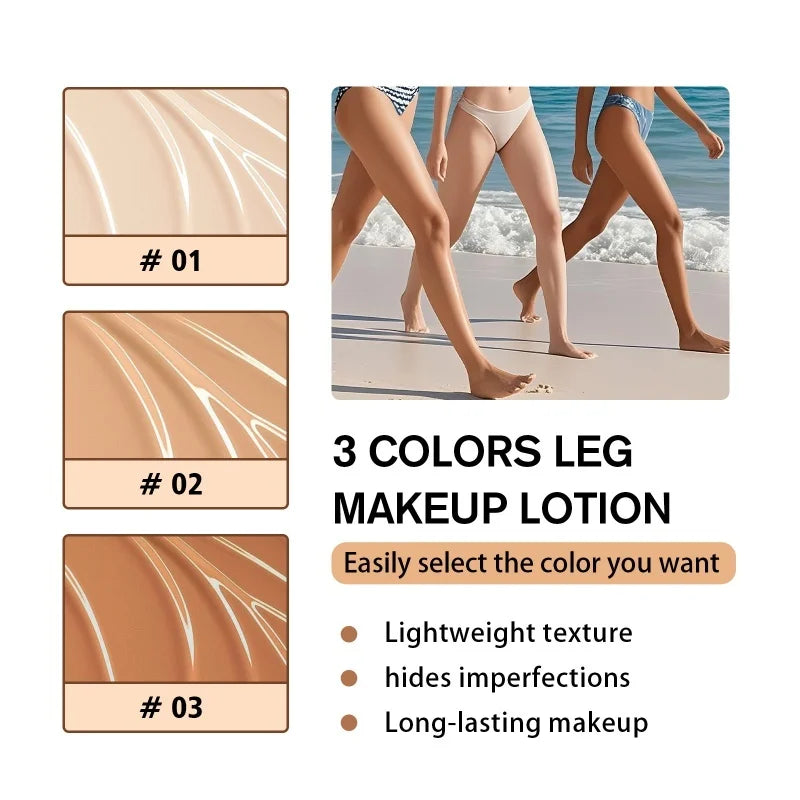 All-in-One Leg Perfector Lotion 118ml - 3 Shades with SPF 30, Waterproof, Long-Wear to Conceal & Smooth Skin Flawlessly.
