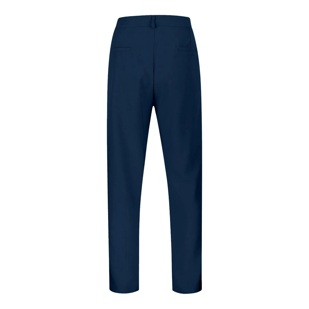 Men's Suit Trousers Fashionable Straight Leg Breathable Casual Pants Pure Color Pocket Trousers Daily Wear Comfortable Fit