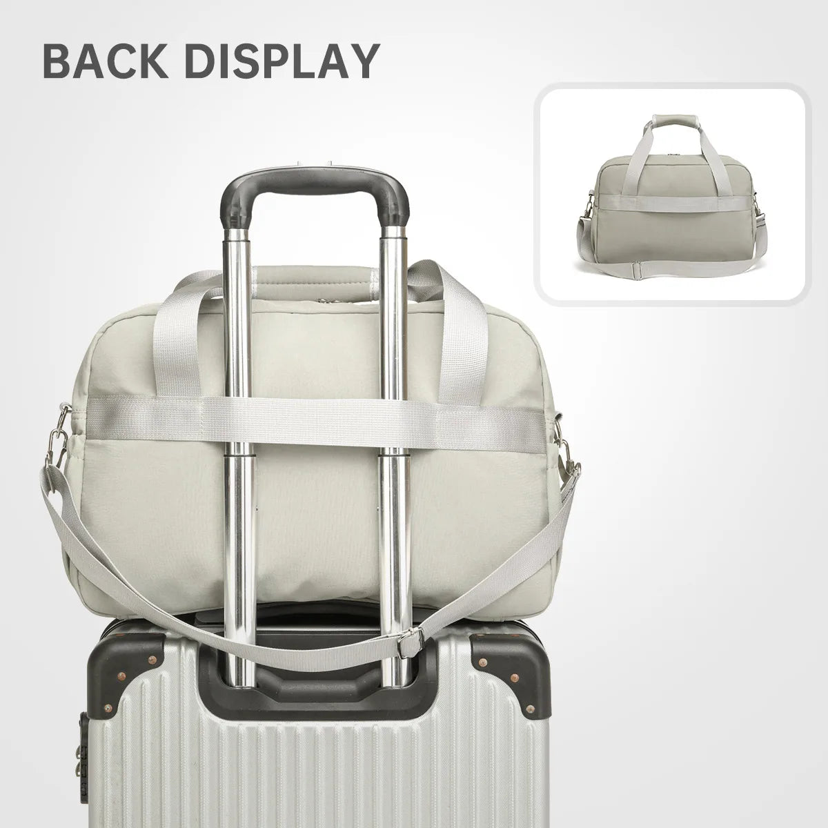 Customized Logo Short-Distance Travel Bag for Women, Lightweight Luggage Bag, Portable Sports and Fitness Bag, Travel and Business Trip Carry-On Bag, Personalized DIY