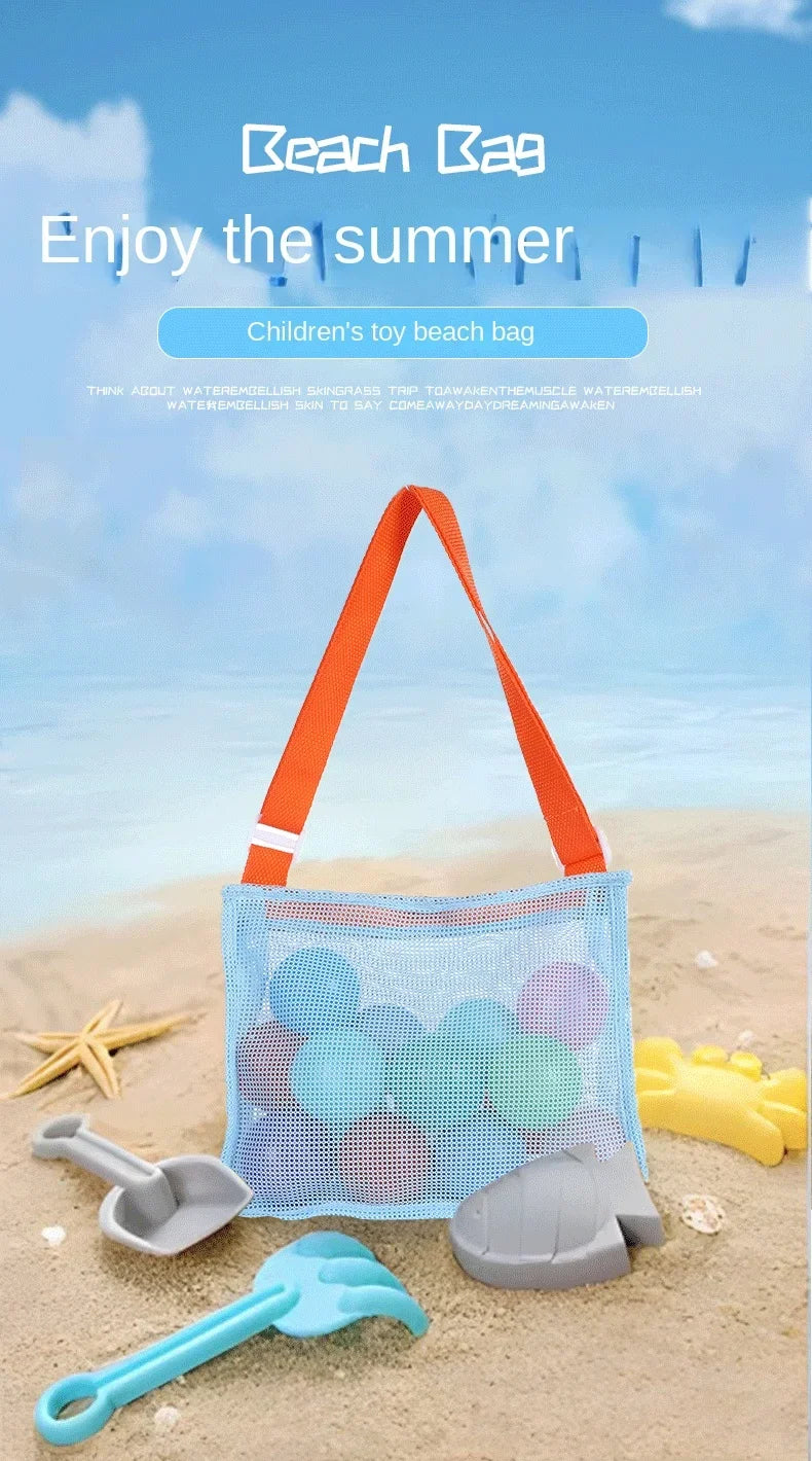 Children's Toy Storage Bag Travel Travel Beach Bag Hollow Can See Through The Beach Net Bag Shoulder Bag