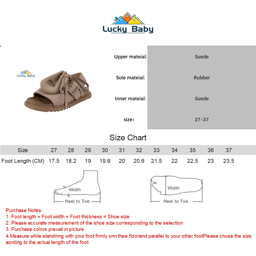 2025 Sandals for Boys Fashion Summer Shoes 3-16 Years Girls Open Toe Matte Pu Leather Shoes Sandals Children Slippers