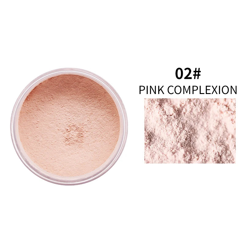 Mineral Face Powder Waterproof Oil Control Translucent Setting Powder High Coverage Makeup Fixer Powder Make-up For Women Makeup