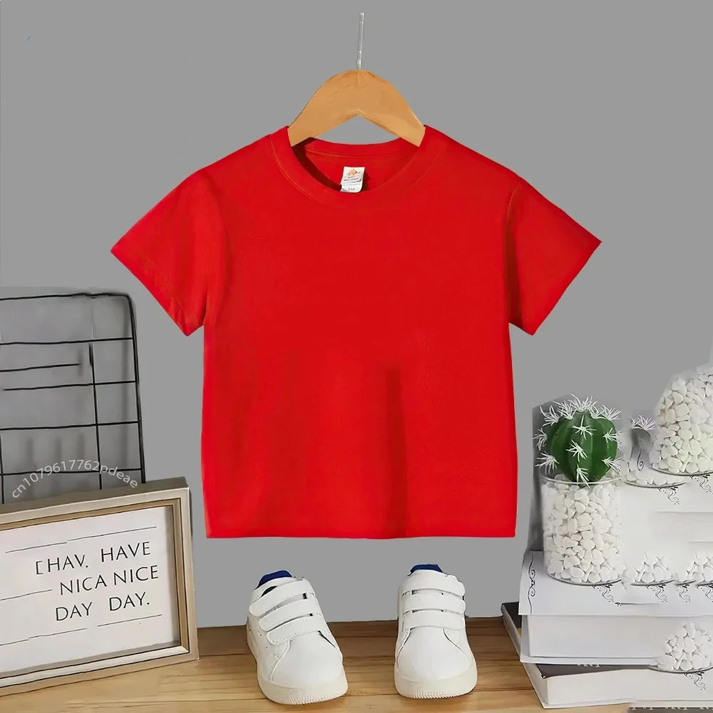 Kids Tops Summer T-Shirt Boy Girls red Casual TShirt+Shorts Sets Ninja Printed Kids Outfits Teen Children's Short Sleeve