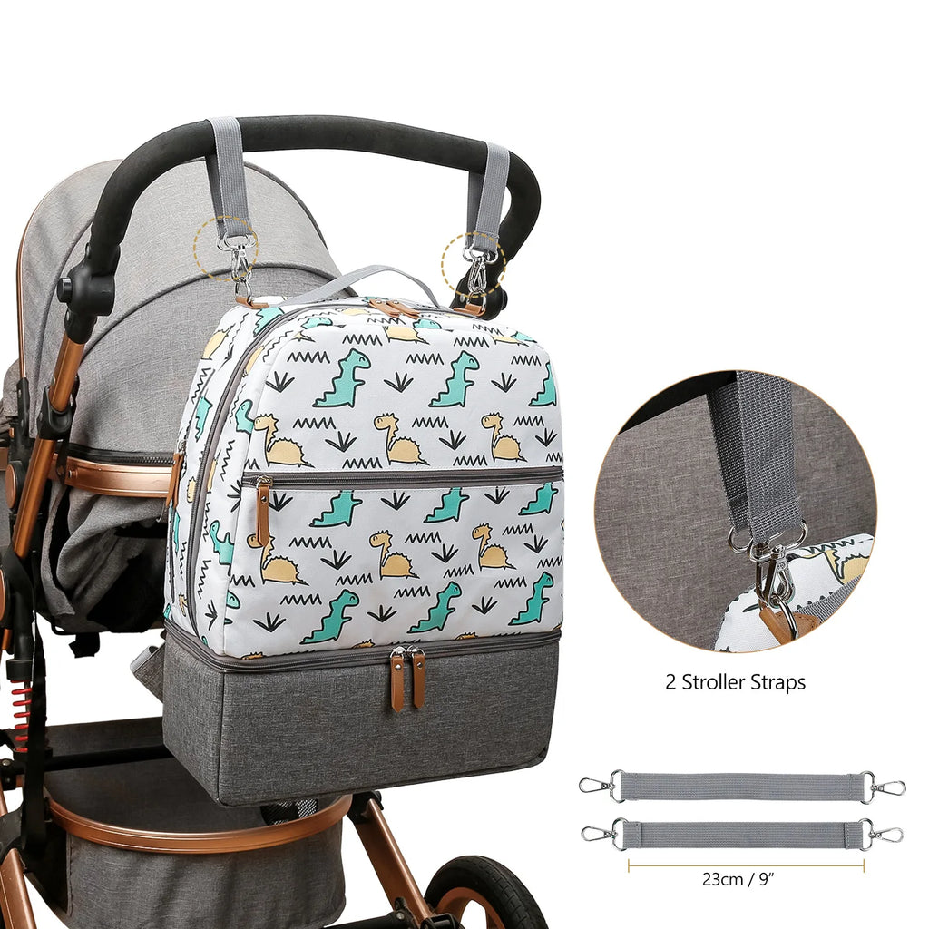 New Baby Diaper Bag Backpack Multifunctional Waterproof Maternity Nappy Bags Mommy Travel Backpack Stroller Bag Baby Nappy Cares