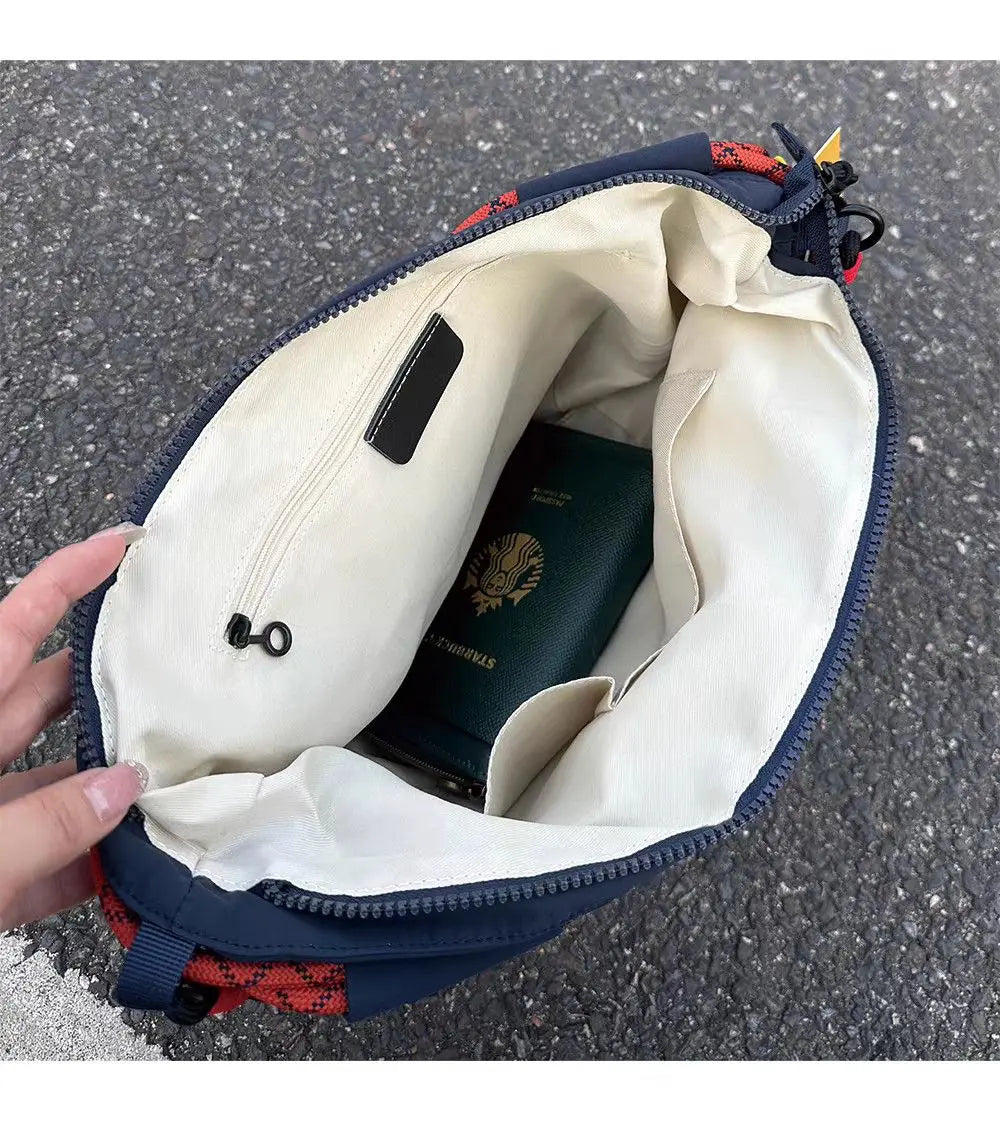 Women Bags Nylon 2026 New Fashion Luxury Korean Sweet Office Lady High-Capacity Shoulder Bag Handbag
