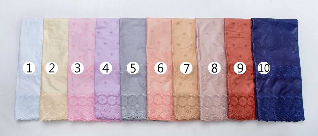 Kalume Fashion Nigerian Cotton Dry Lace Fabric 2026 High Quality Swiss Voile Stones Embroidery Lace Fabric For men Prom Party