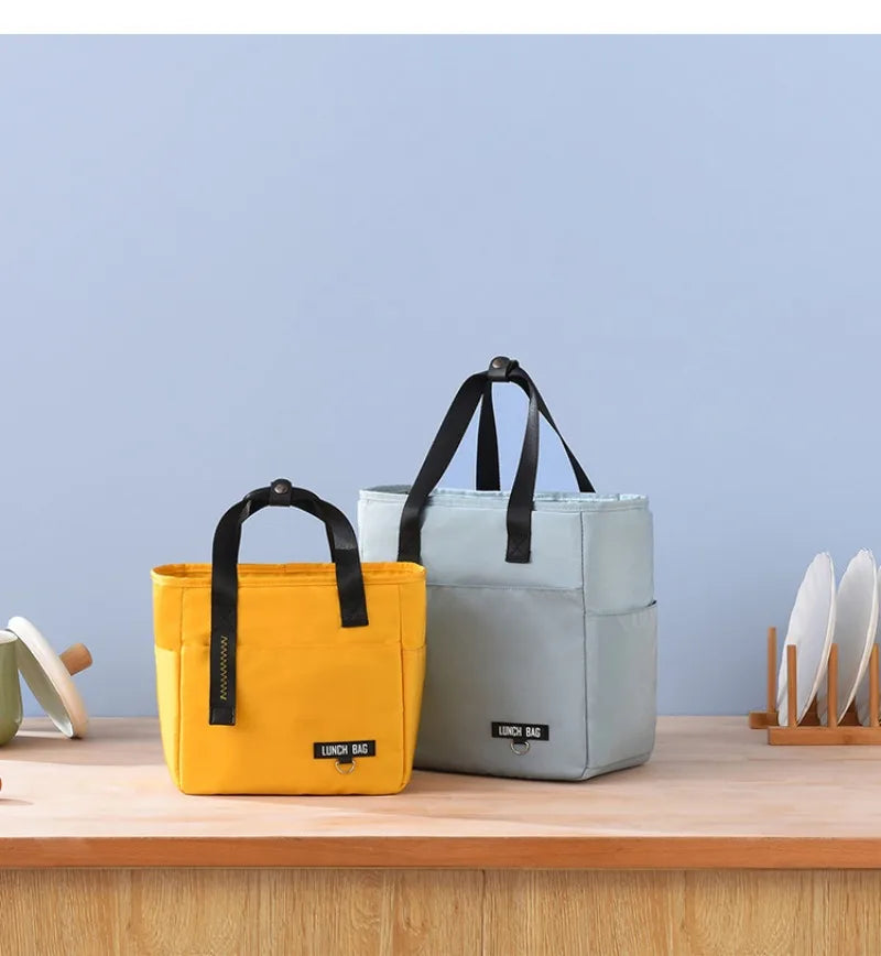 Insulated Lunch Bag for Women Men Kids, Portable Thermal Lunch Tote Bag, Reusable Lunch Box Bag for Work School Picnic Outdoor